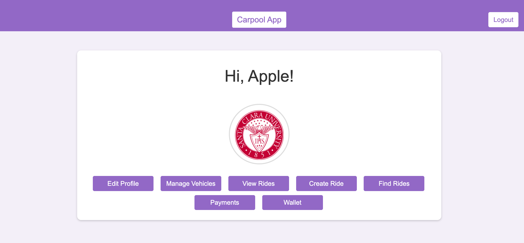 Carpool Ride Sharing App